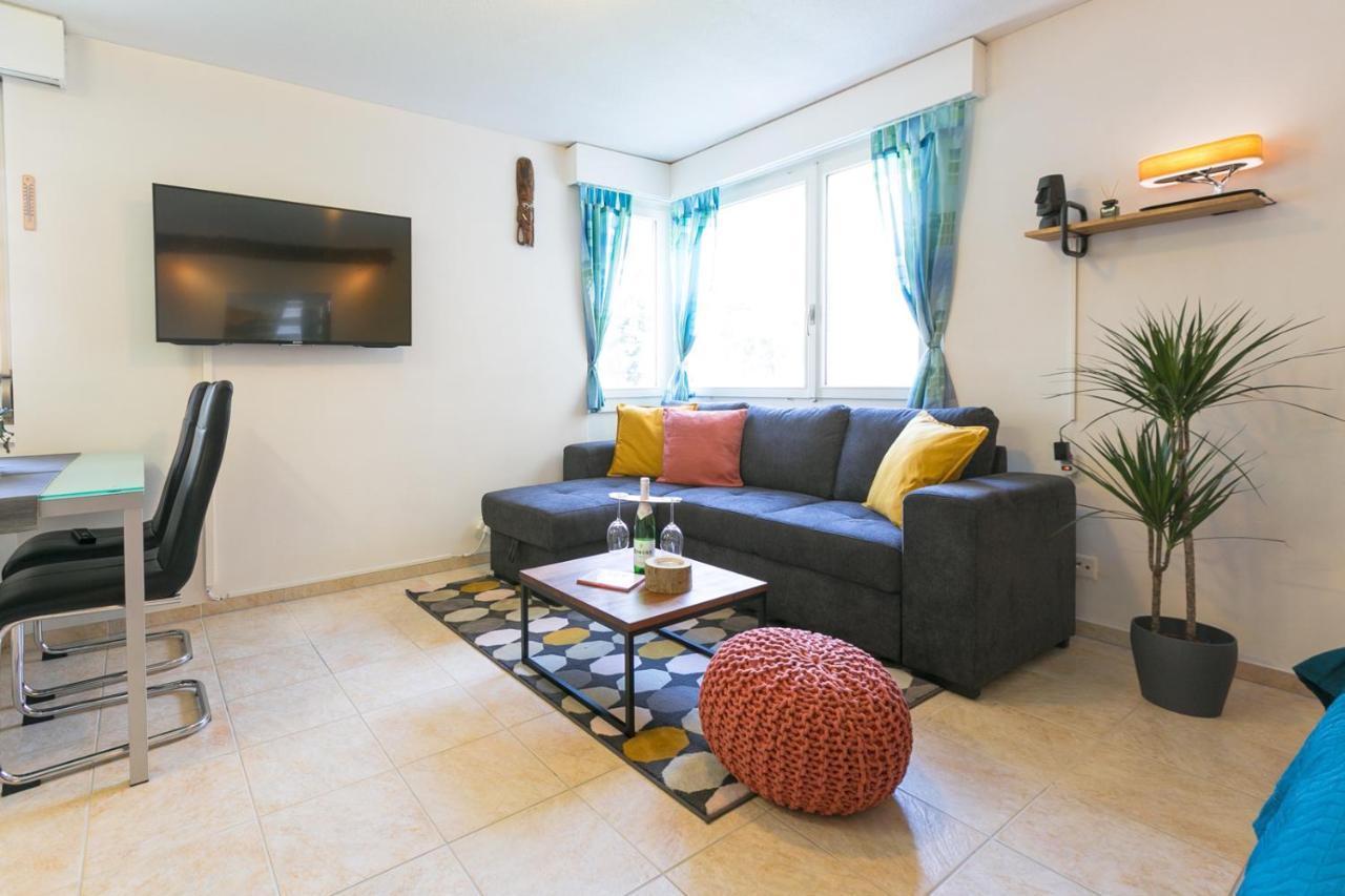 Spirit Apartments - Studio 1 - Kueche - Parkplatz Engelberg Bagian luar foto